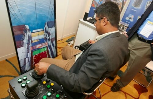 GlobalSim stellt auf der TOC Asia Crane Simulators aus