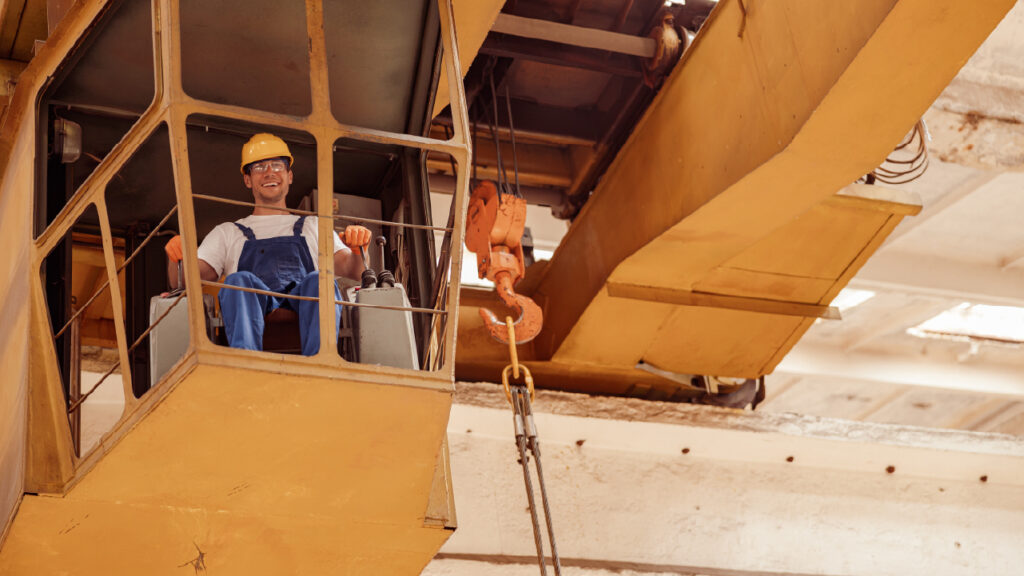 Crane Operator in Training